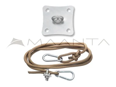 Wall Mounting Kit Nautical Rope - Anchoring kit with nautical rope